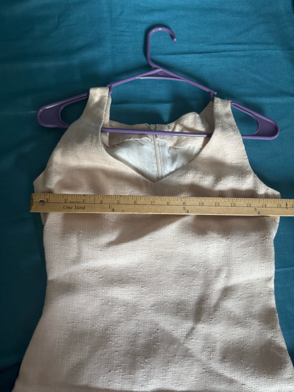 Textured Sleeveless Midi Dress | Minimalist 90s Quiet Luxury - Picture 3 of 6